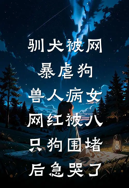 驯犬被网暴虐狗，兽人病女网红被八只狗围堵后急哭了
