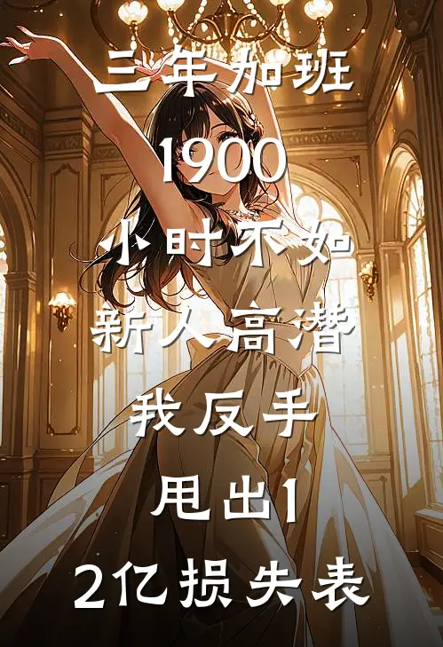 三年加班1900小时不如新人高潜,我反手甩出1.2亿损失表