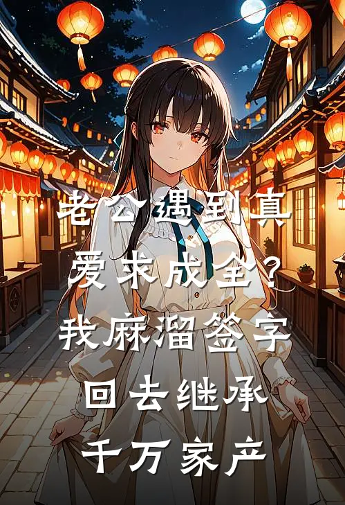 老公遇到真爱求成全?我麻溜签字,回去继承千万家产